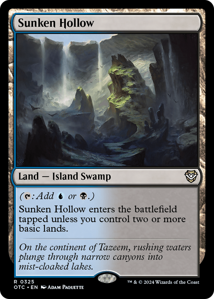 Sunken Hollow [Outlaws of Thunder Junction Commander] | Devastation Store