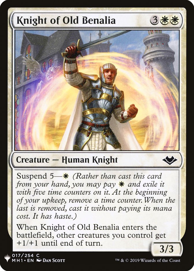 Knight of Old Benalia [Mystery Booster] | Devastation Store