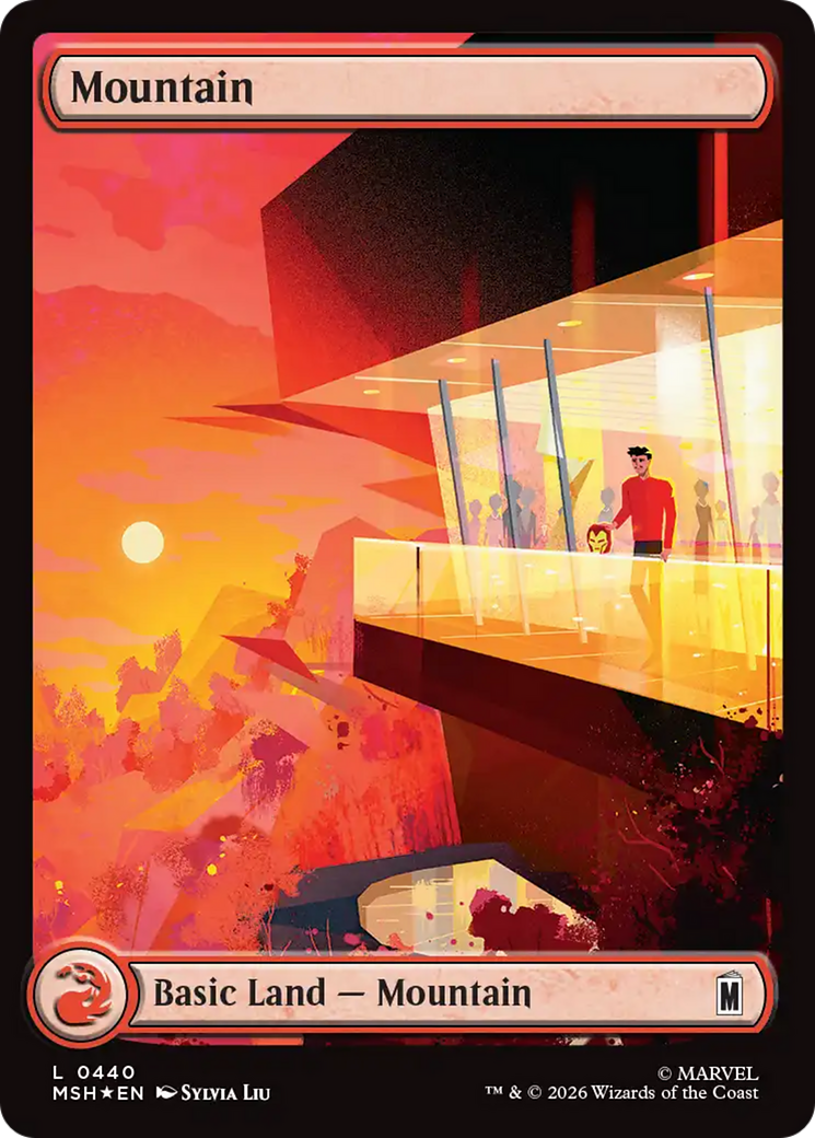 Mountain (0440) (Surge Foil) [Marvel Super Heroes] | Devastation Store
