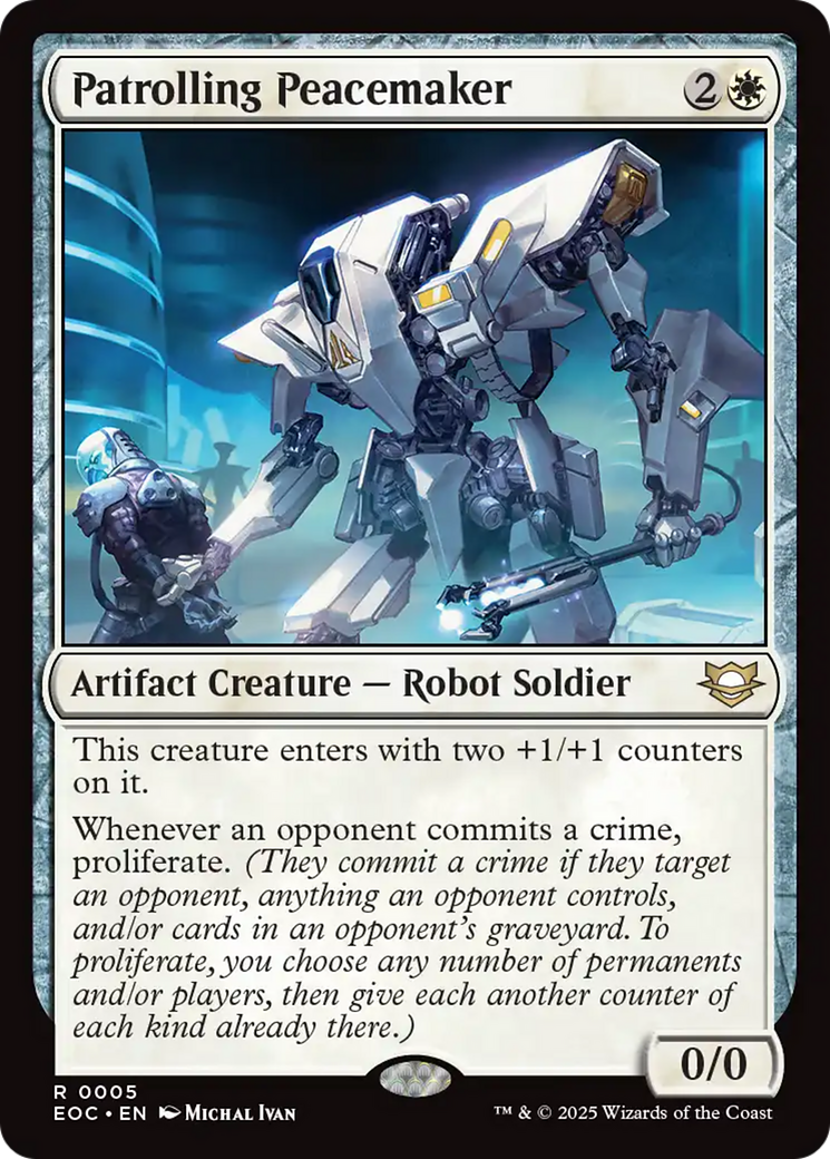 Patrolling Peacemaker [Edge of Eternities Commander] | Devastation Store