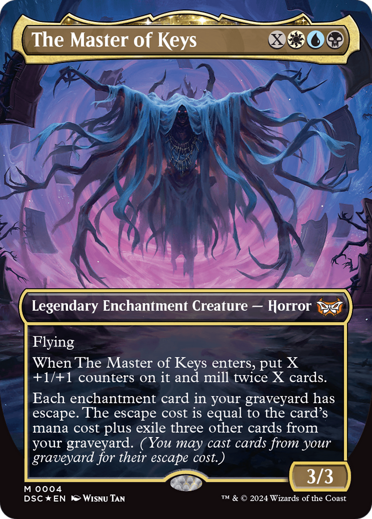 The Master of Keys (Borderless) [Duskmourn: House of Horror Commander] | Devastation Store