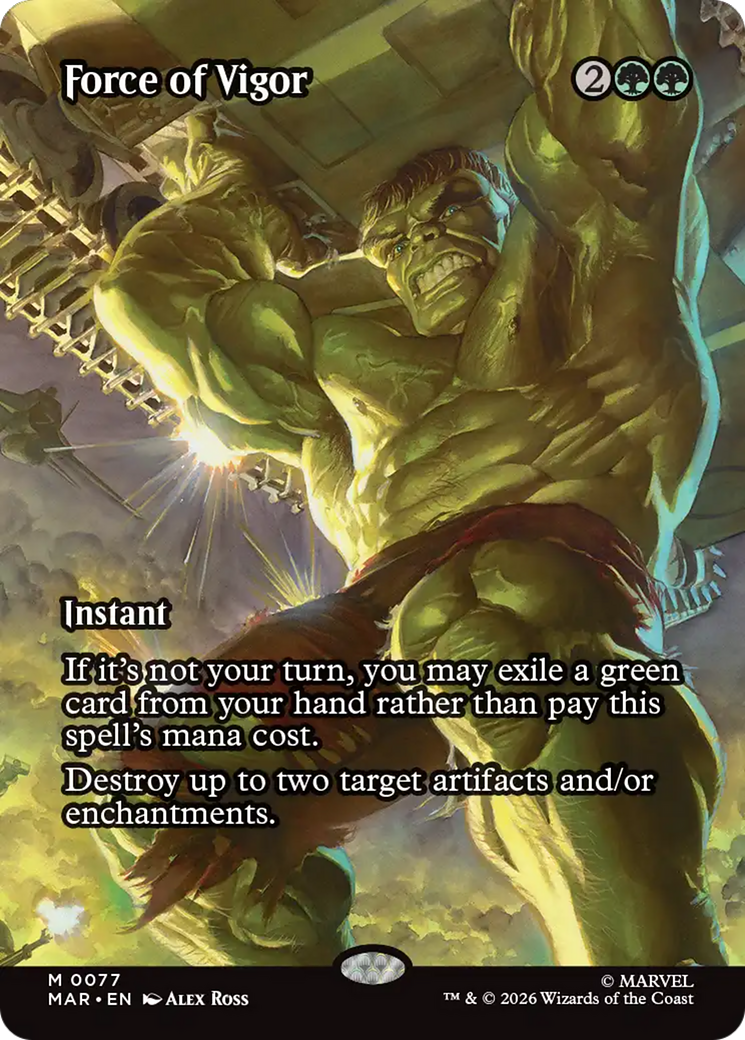 Force of Vigor (Borderless) [Marvel Universe: Eternal-Legal] | Devastation Store