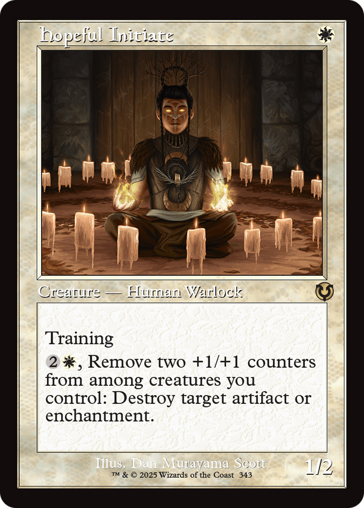 Hopeful Initiate (Retro Frame) [Innistrad Remastered] | Devastation Store