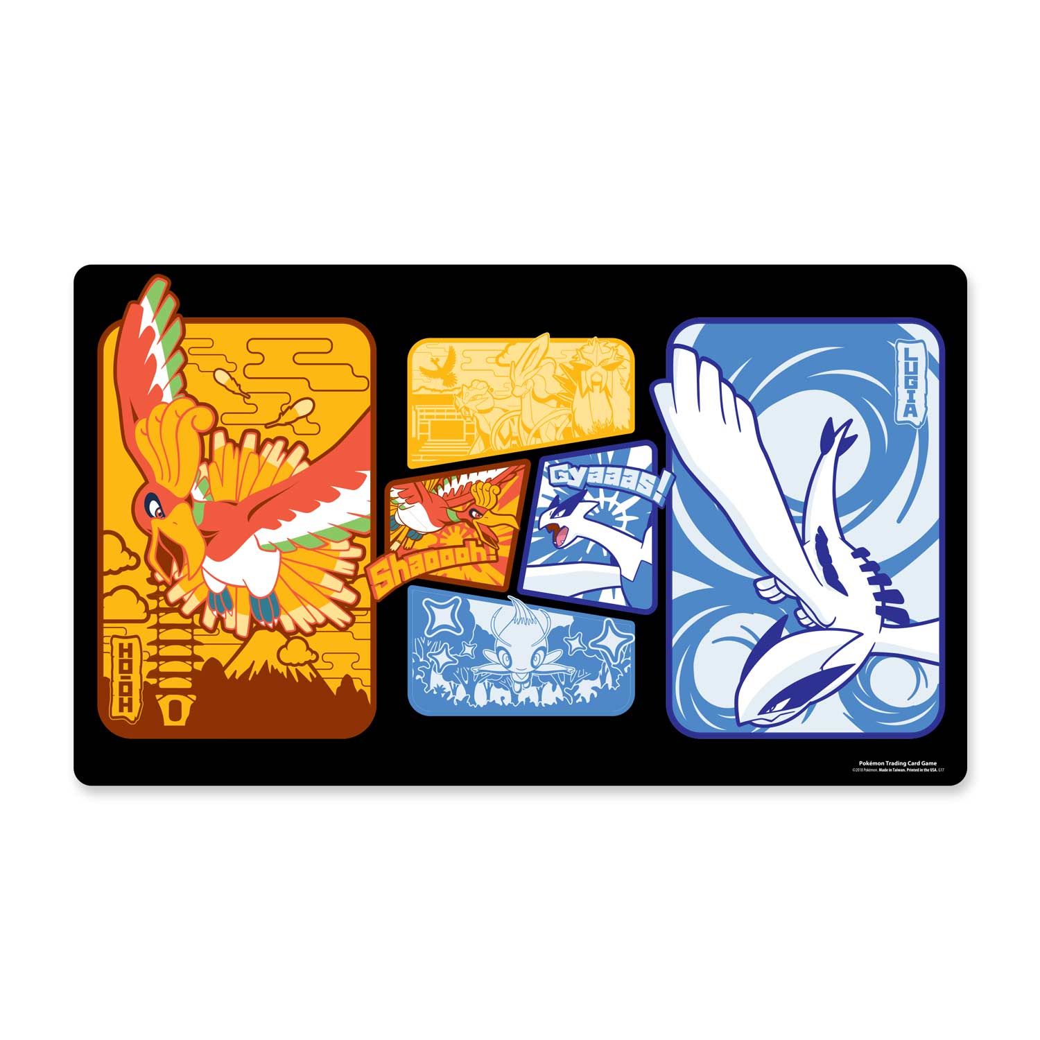 Playmat - Ho-Oh and Lugia | Devastation Store