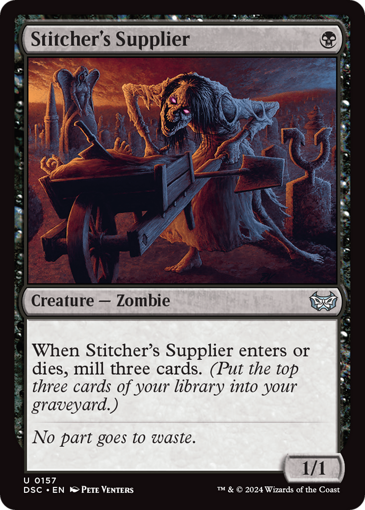 Stitcher's Supplier [Duskmourn: House of Horror Commander] | Devastation Store