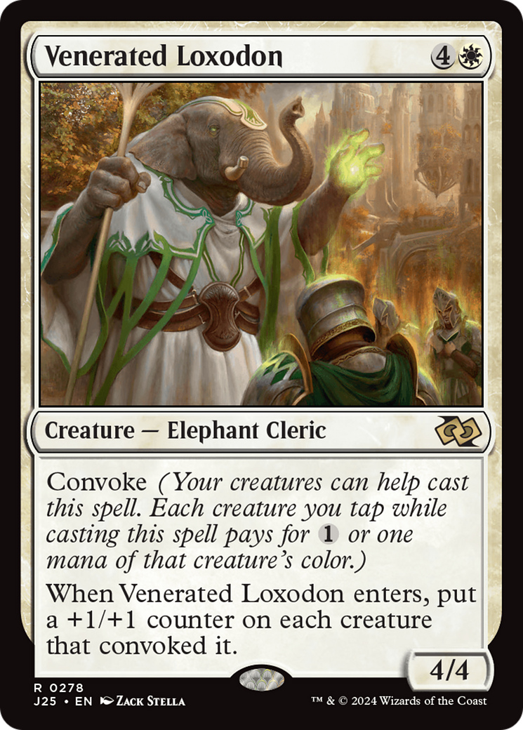 Venerated Loxodon [Foundations Jumpstart] | Devastation Store