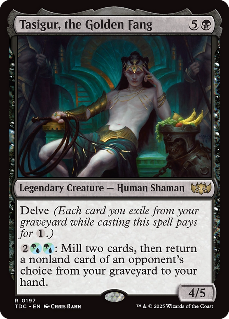 Tasigur, the Golden Fang [Tarkir: Dragonstorm Commander] | Devastation Store