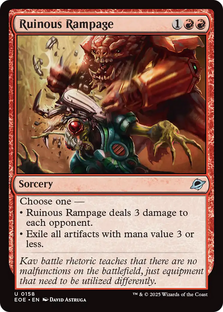 Ruinous Rampage [Edge of Eternities] | Devastation Store