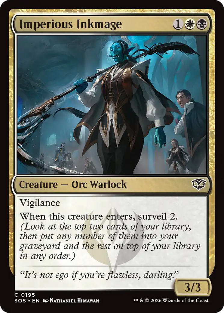 Imperious Inkmage [Secrets of Strixhaven] | Devastation Store