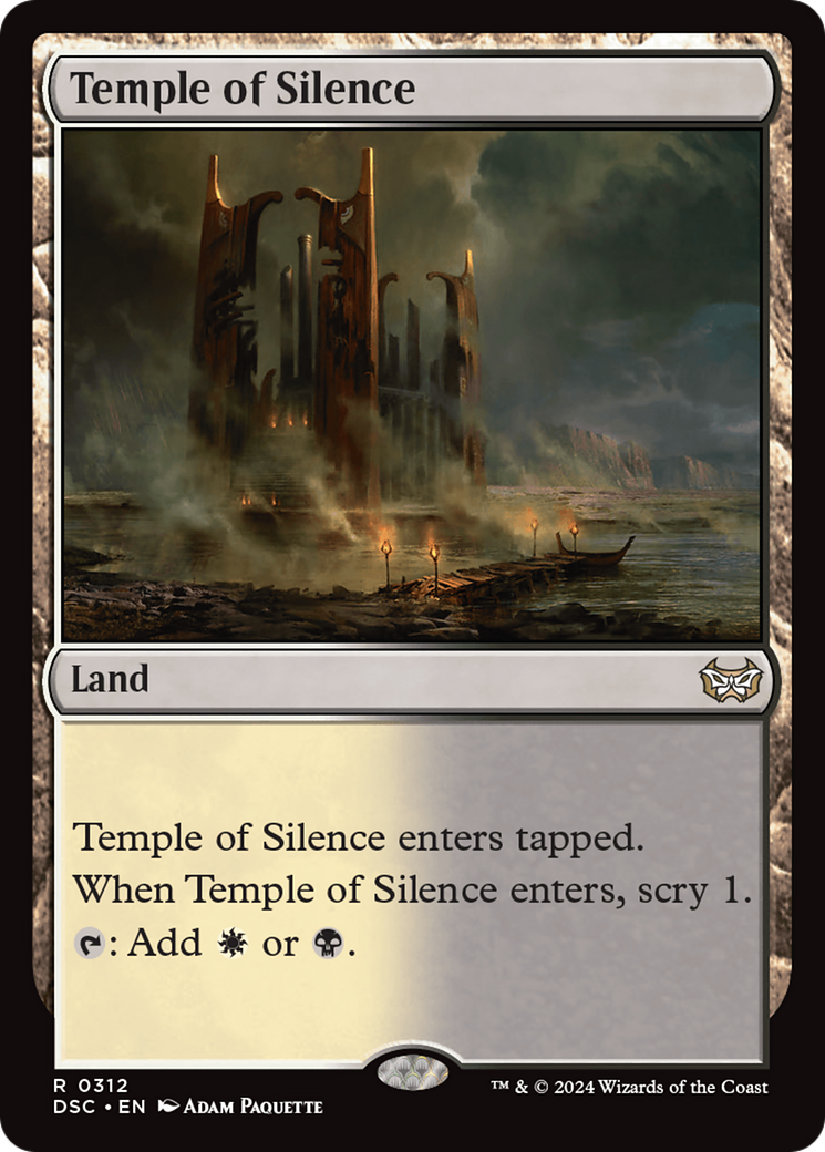 Temple of Silence [Duskmourn: House of Horror Commander] | Devastation Store