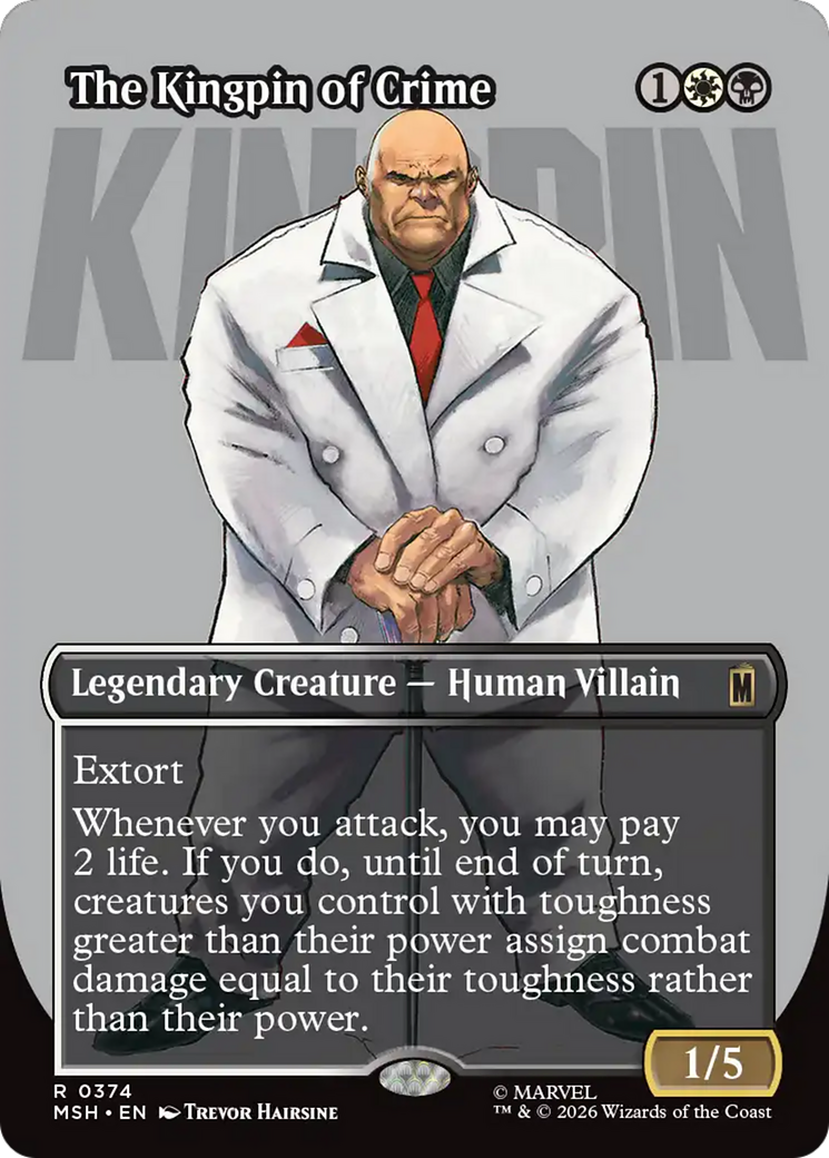 The Kingpin of Crime (Borderless) (0374) [Marvel Super Heroes] | Devastation Store