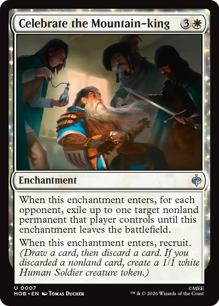 Celebrate the Mountain-king [The Hobbit] | Devastation Store