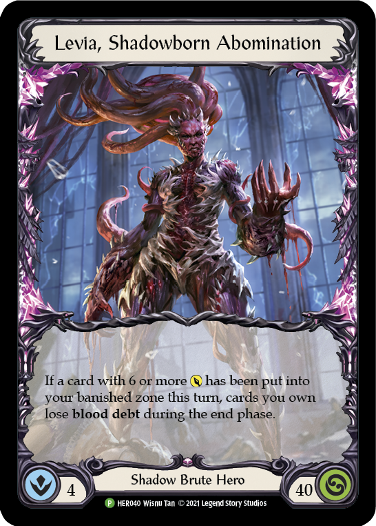 Levia, Shadowborn Abomination [HER040] (Promo)  Rainbow Foil | Devastation Store