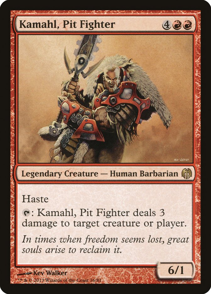 Kamahl, Pit Fighter [Duel Decks: Heroes vs. Monsters] | Devastation Store