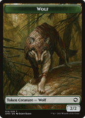 Wolf // Faerie Dragon Double-Sided Token [Dungeons & Dragons: Adventures in the Forgotten Realms Tokens] | Devastation Store