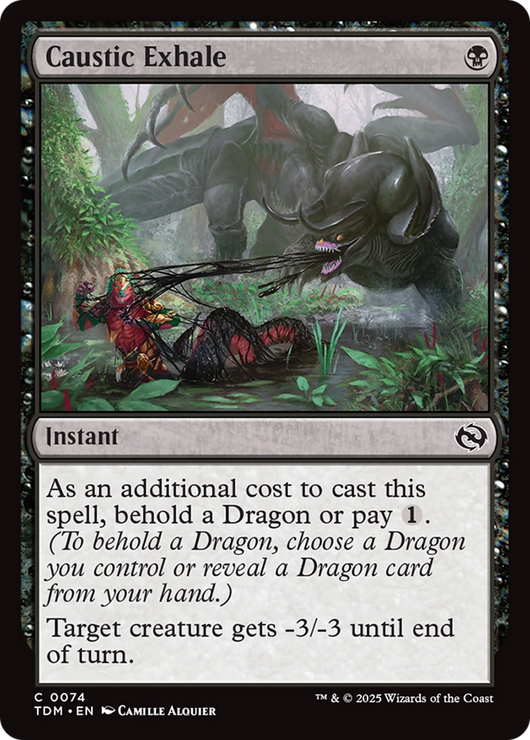 Caustic Exhale [Tarkir: Dragonstorm] | Devastation Store