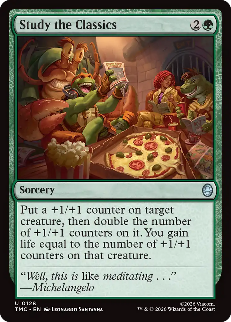 Study the Classics [Teenage Mutant Ninja Turtles Commander] | Devastation Store
