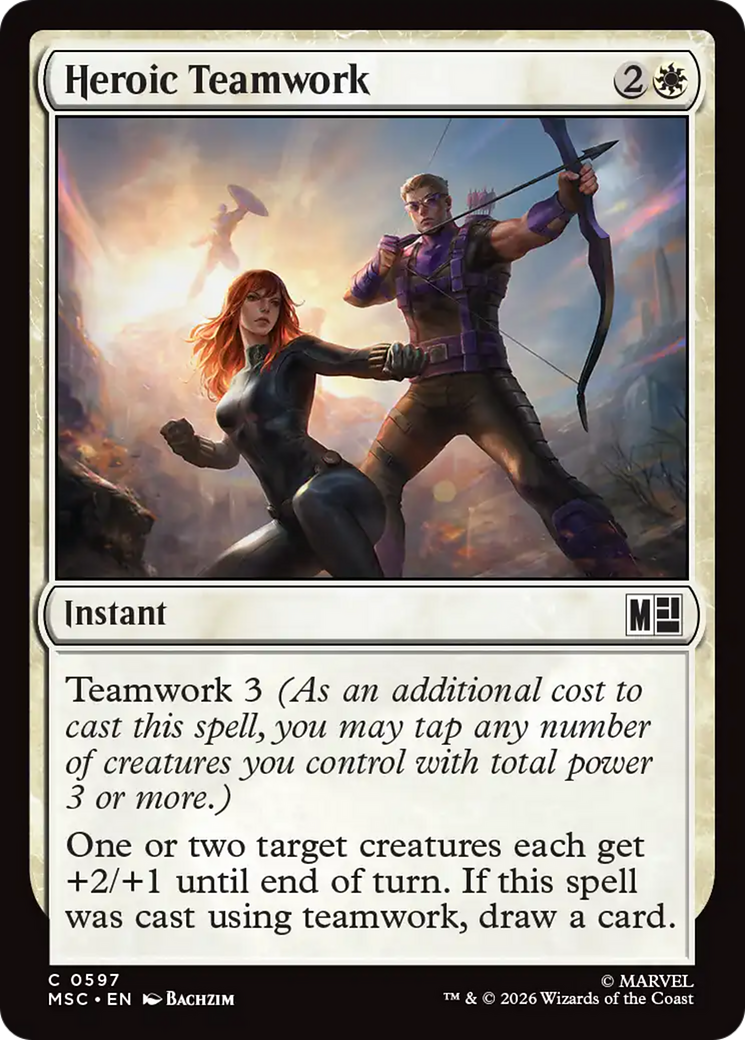 Heroic Teamwork [Marvel Super Heroes Commander] | Devastation Store