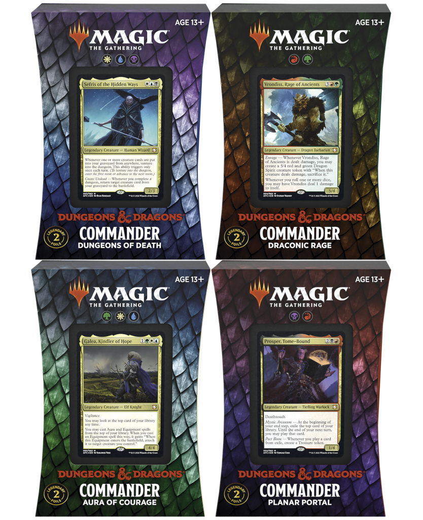 Dungeons & Dragons: Adventures in the Forgotten Realms - Commander Deck Display | Devastation Store