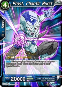 Frost, Chaotic Burst (Divine Multiverse Draft Tournament) (DB2-041) [Tournament Promotion Cards] | Devastation Store