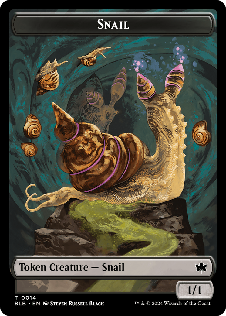 Snail // Thundertrap Trainer Double-Sided Token [Bloomburrow Tokens] | Devastation Store