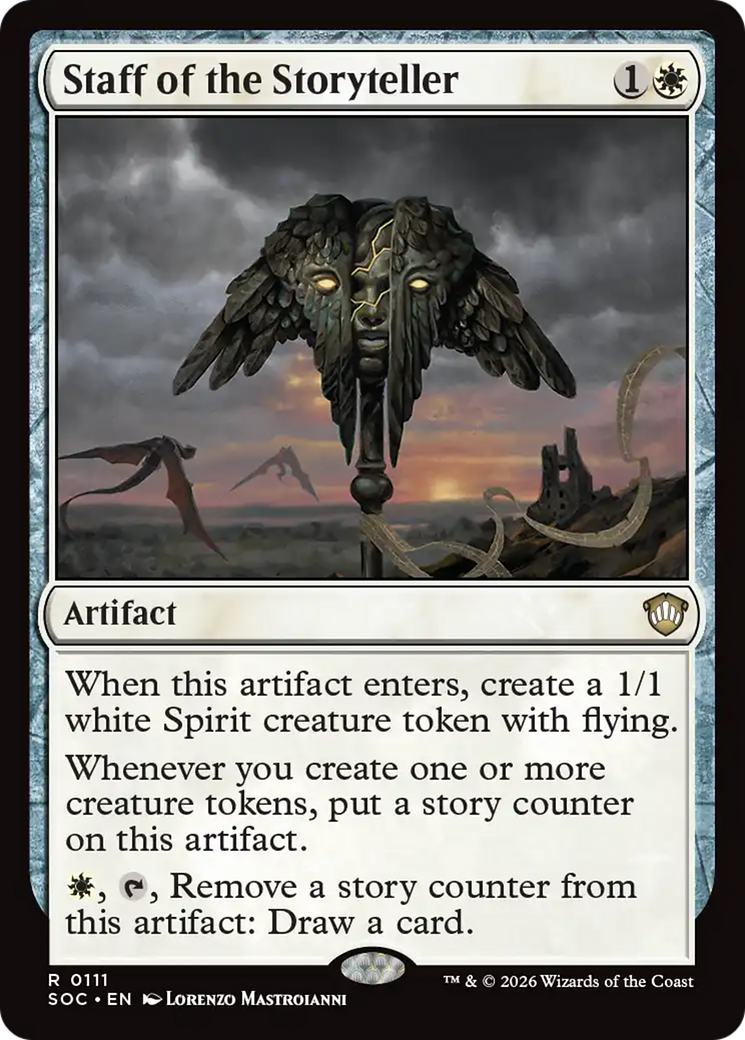 Staff of the Storyteller [Secrets of Strixhaven Commander] | Devastation Store
