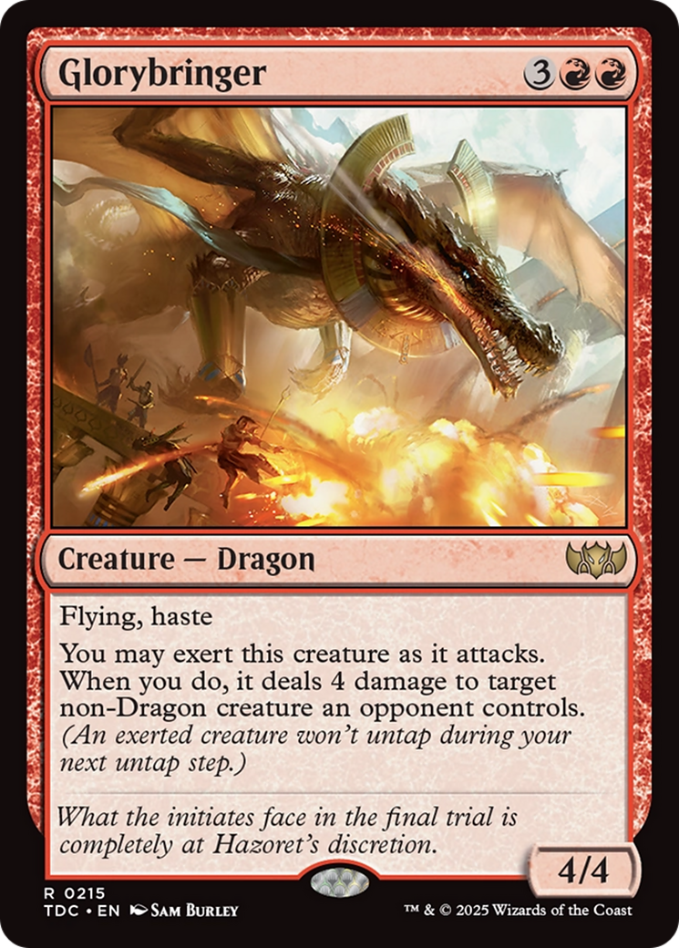 Glorybringer [Tarkir: Dragonstorm Commander] | Devastation Store