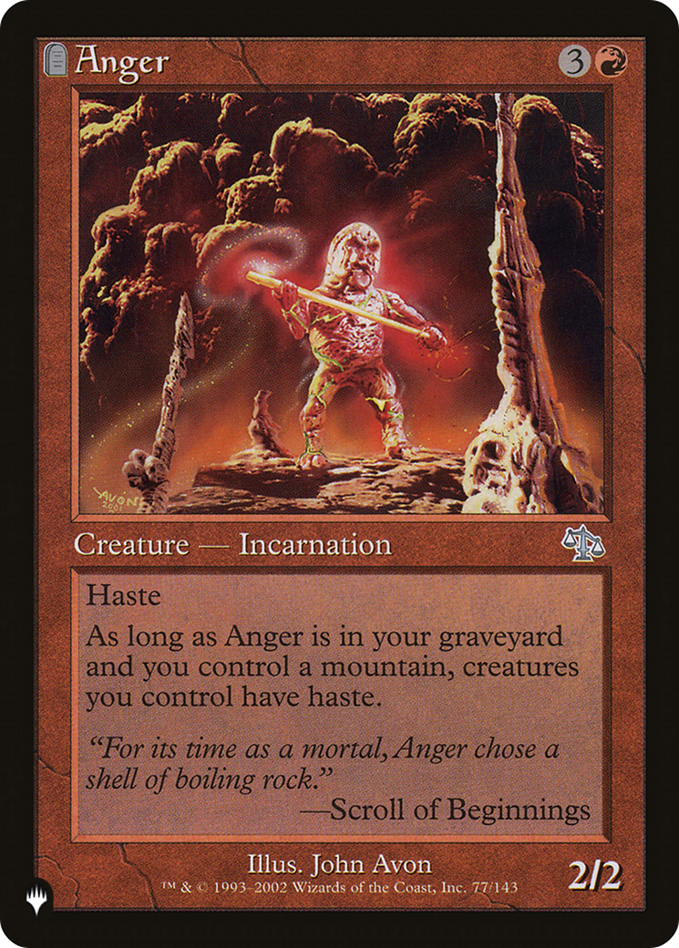 Anger (JUD) [The List Reprints] | Devastation Store