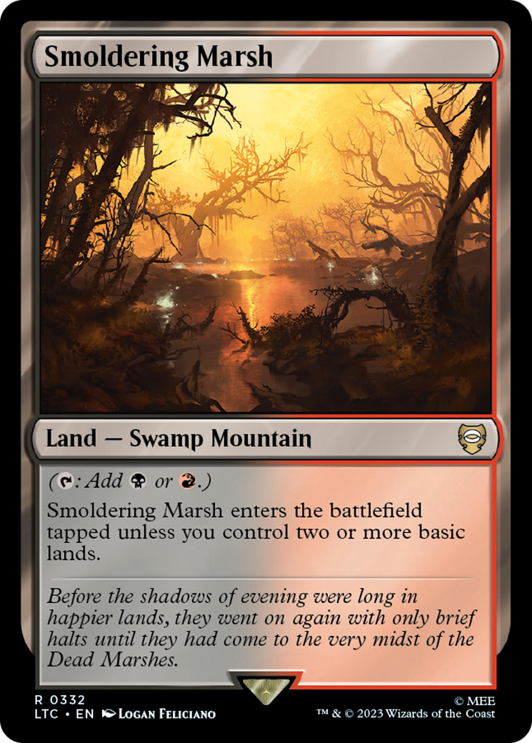 Smoldering Marsh [The Lord of the Rings: Tales of Middle-Earth Commander] | Devastation Store
