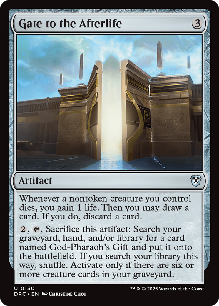 Gate to the Afterlife [Aetherdrift Commander] | Devastation Store