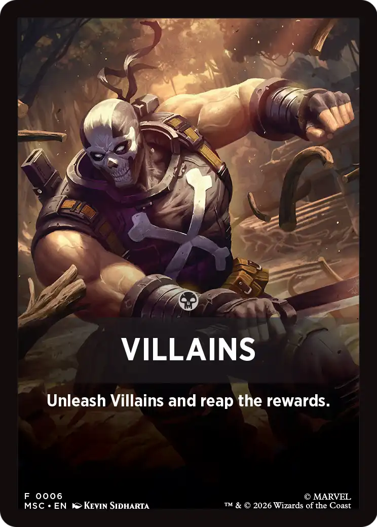Villains Theme Card [Marvel Super Heroes Commander] | Devastation Store