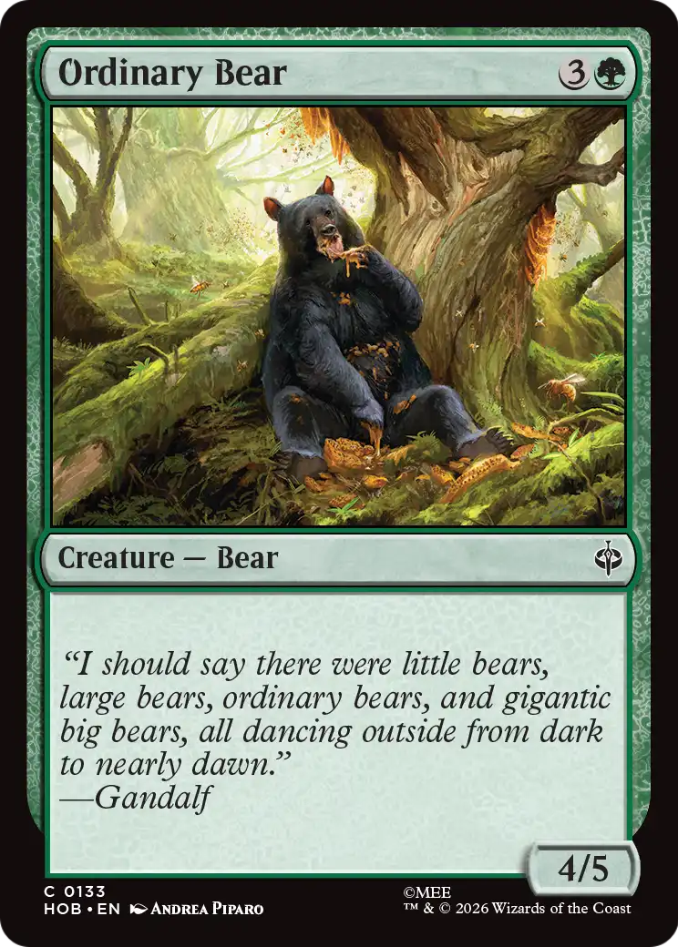 Ordinary Bear [The Hobbit] | Devastation Store