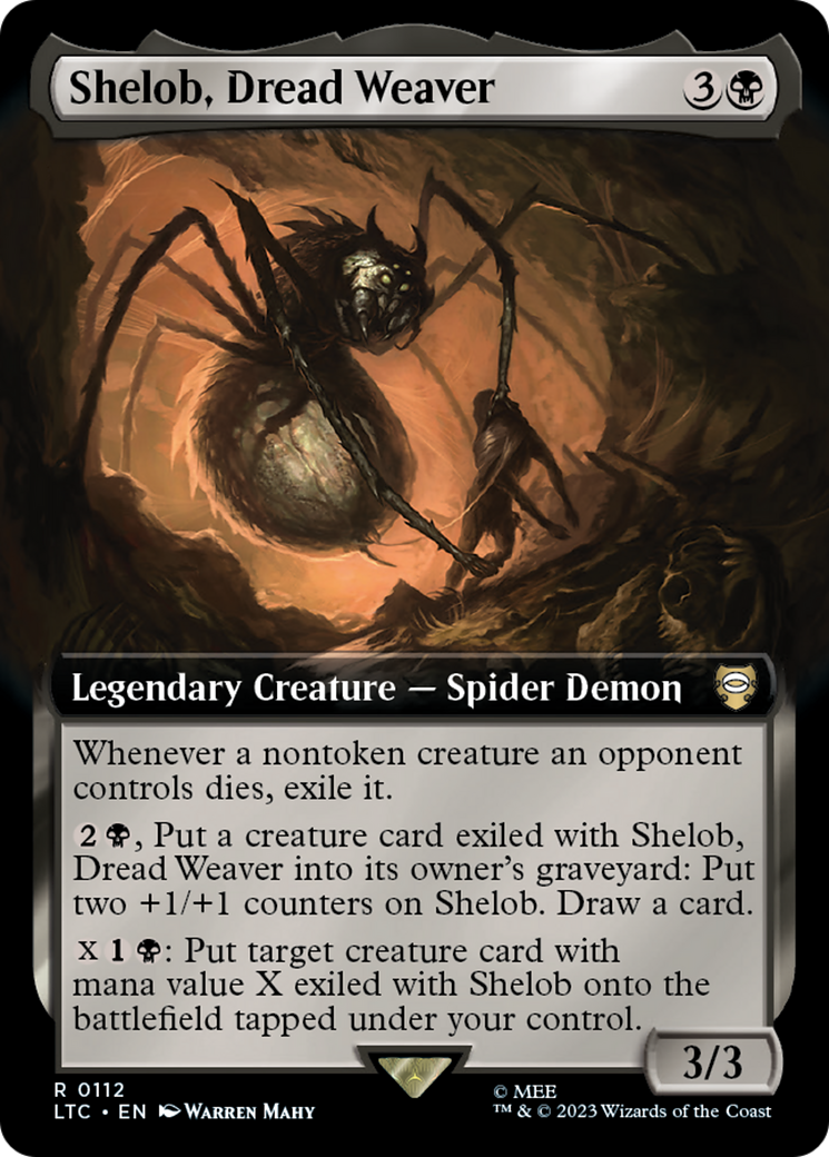 Shelob, Dread Weaver (Extended Art) [The Lord of the Rings: Tales of Middle-Earth Commander] | Devastation Store