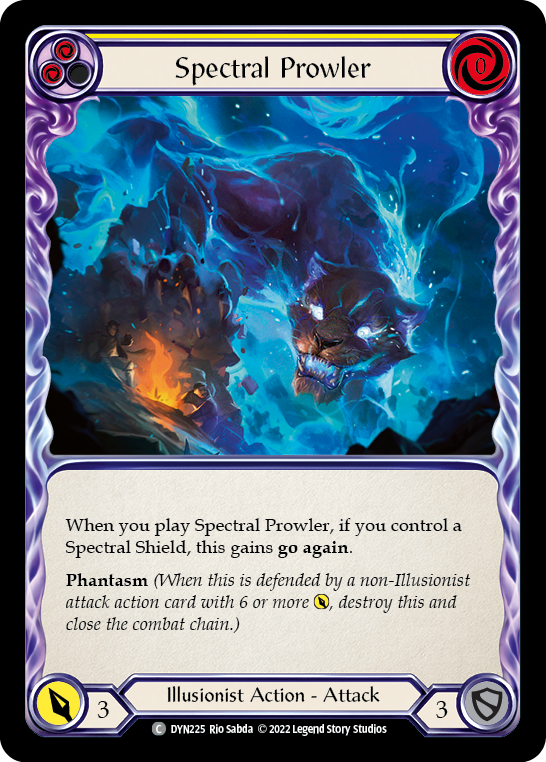 Spectral Prowler (Yellow) [DYN225] (Dynasty) | Devastation Store