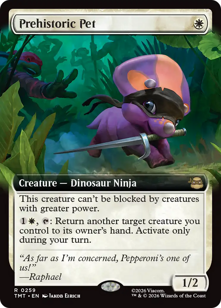Prehistoric Pet (Extended Art) [Teenage Mutant Ninja Turtles] - Devastation Store | Devastation Store
