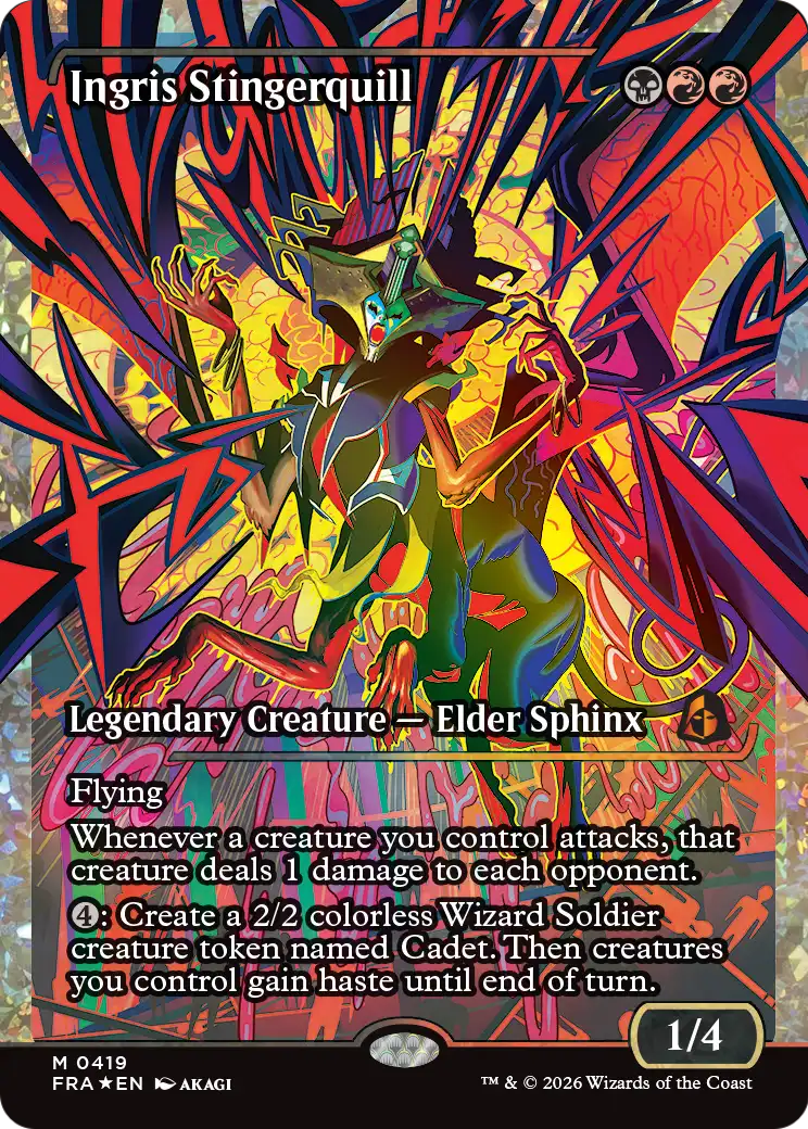 Ingris Stingerquill (Showcase) (Fracture Foil) (0419) [Reality Fracture] | Devastation Store