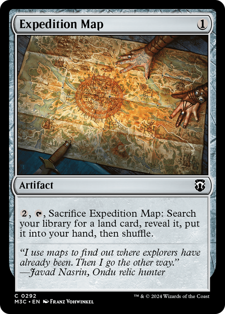 Expedition Map (Ripple Foil) [Modern Horizons 3 Commander] | Devastation Store