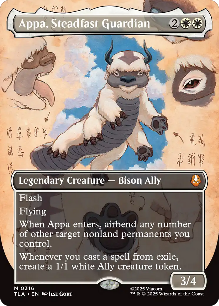 Appa, Steadfast Guardian (Borderless) [Avatar: The Last Airbender] | Devastation Store