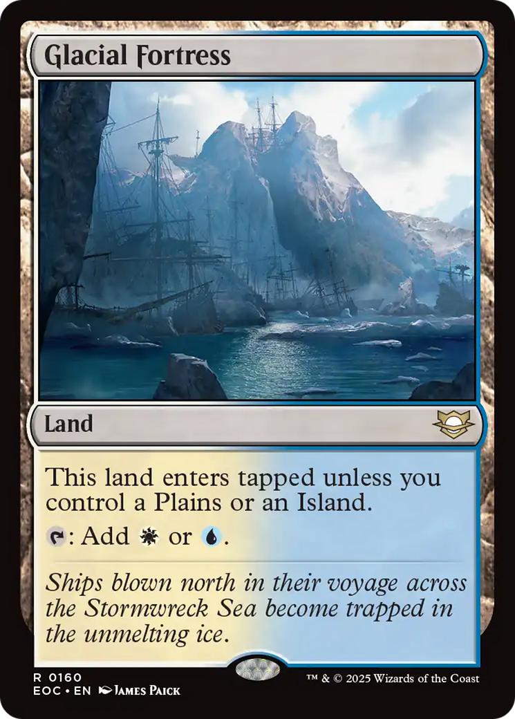Glacial Fortress [Edge of Eternities Commander] | Devastation Store