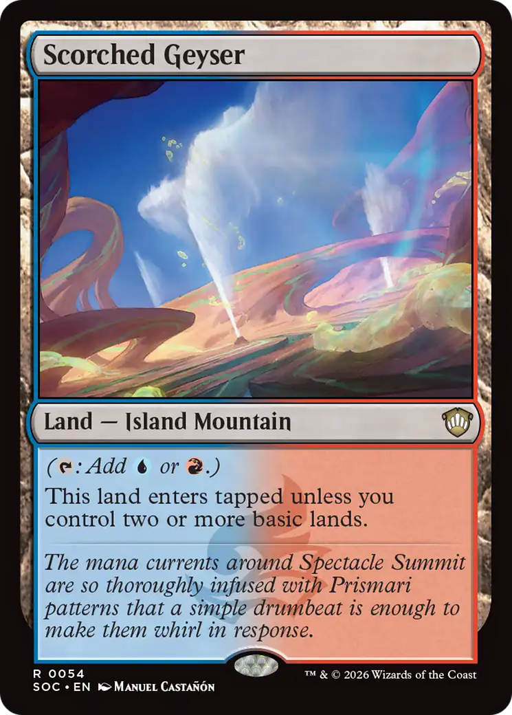 Scorched Geyser [Secrets of Strixhaven Commander] | Devastation Store