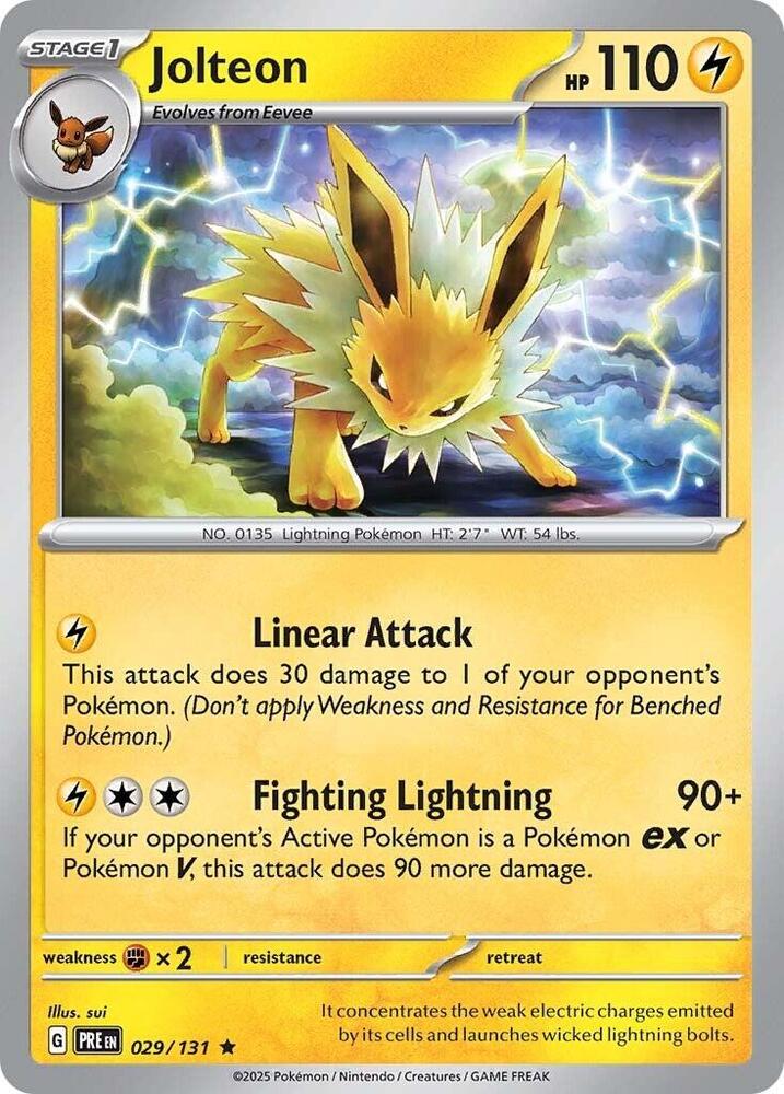 Jolteon (029/131) [Scarlet & Violet: Prismatic Evolutions] | Devastation Store