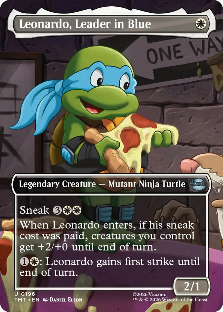 Leonardo, Leader in Blue (Borderless) [Teenage Mutant Ninja Turtles] - Devastation Store | Devastation Store