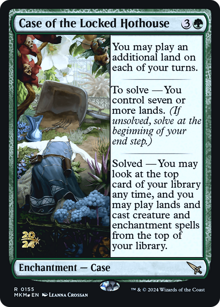Case of the Locked Hothouse [Murders at Karlov Manor Prerelease Promos] | Devastation Store