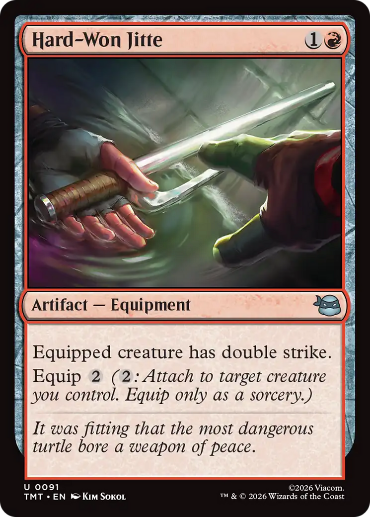 Hard-Won Jitte [Teenage Mutant Ninja Turtles] | Devastation Store