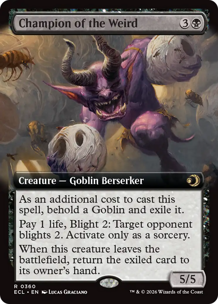 Champion of the Weird (Extended Art) [Lorwyn Eclipsed] | Devastation Store