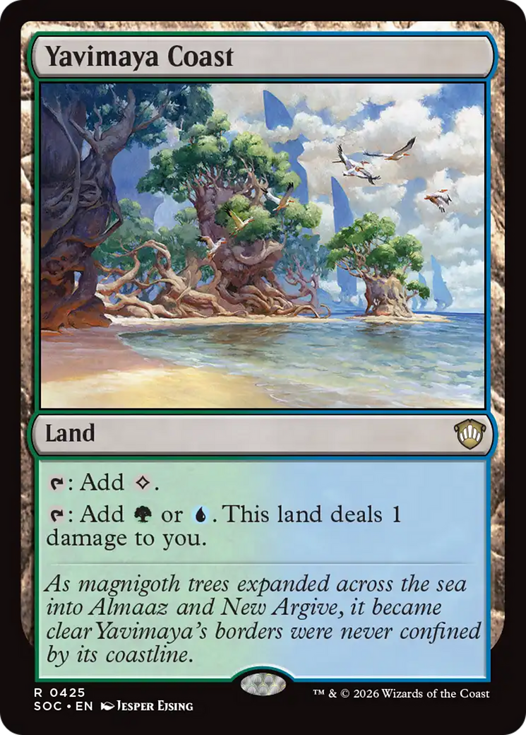 Yavimaya Coast [Secrets of Strixhaven Commander] | Devastation Store