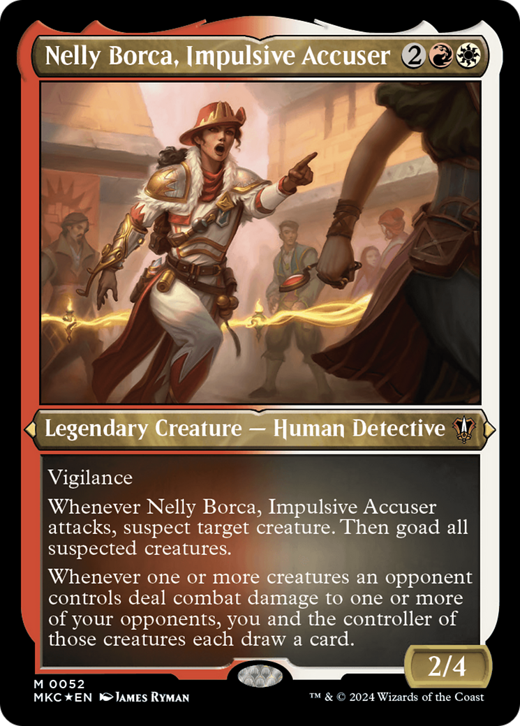 Nelly Borca, Impulsive Accuser (Display Commander) [Murders at Karlov Manor Commander] | Devastation Store