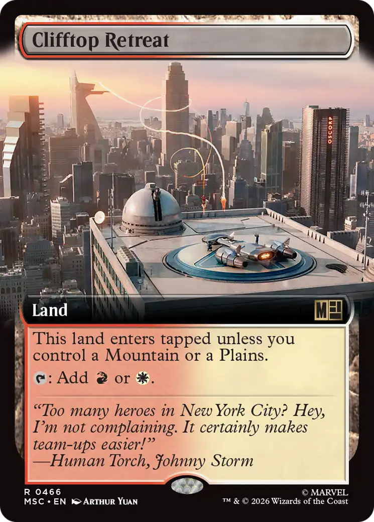 Clifftop Retreat (Extended Art) [Marvel Super Heroes Commander] | Devastation Store