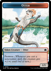 Otter // Thornplate Intimidator Double-Sided Token [Bloomburrow Tokens] | Devastation Store