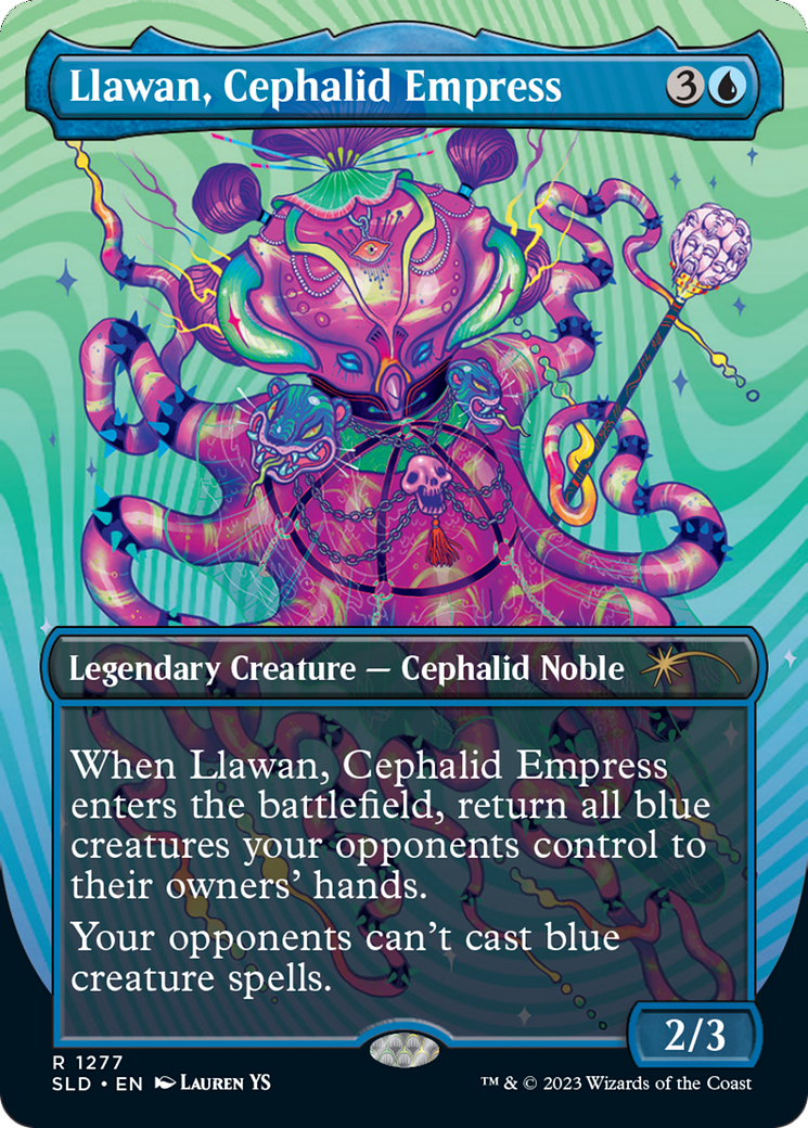 Llawan, Cephalid Empress (Borderless) [Secret Lair Drop Series] | Devastation Store